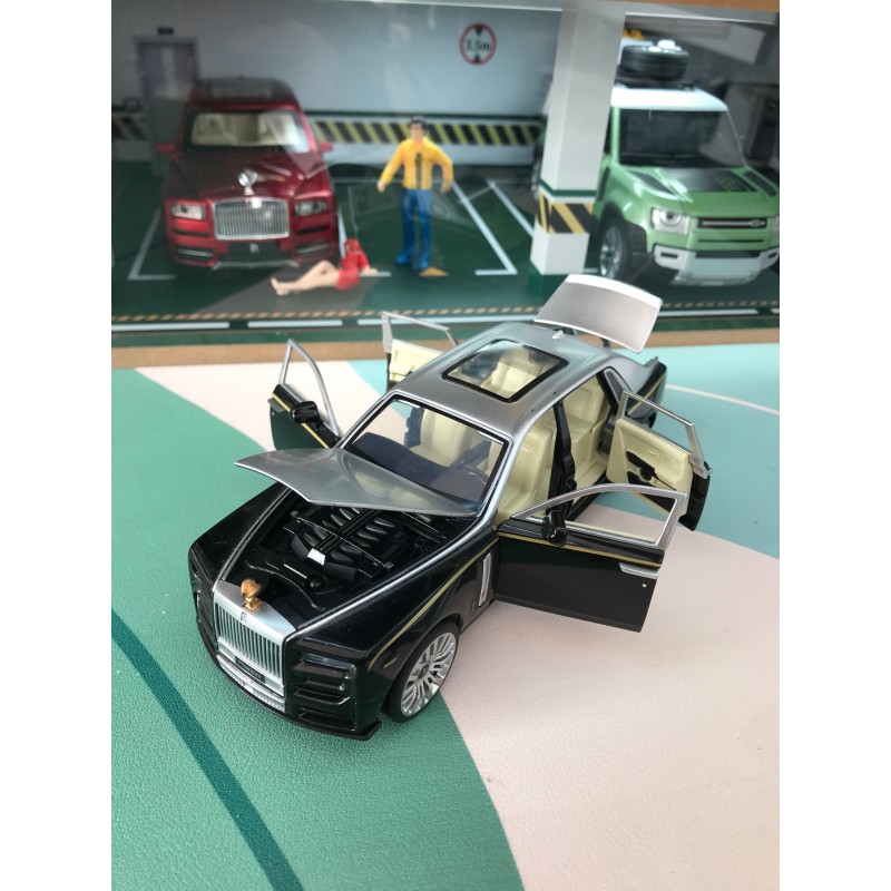1:32劳斯莱斯幻影合金汽车模型 声光回力玩具车 收藏级车模