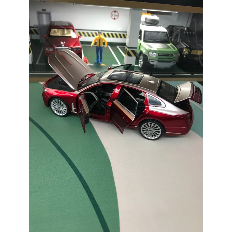 1:24红旗H9合金车模汽车模型 声光回力玩具车