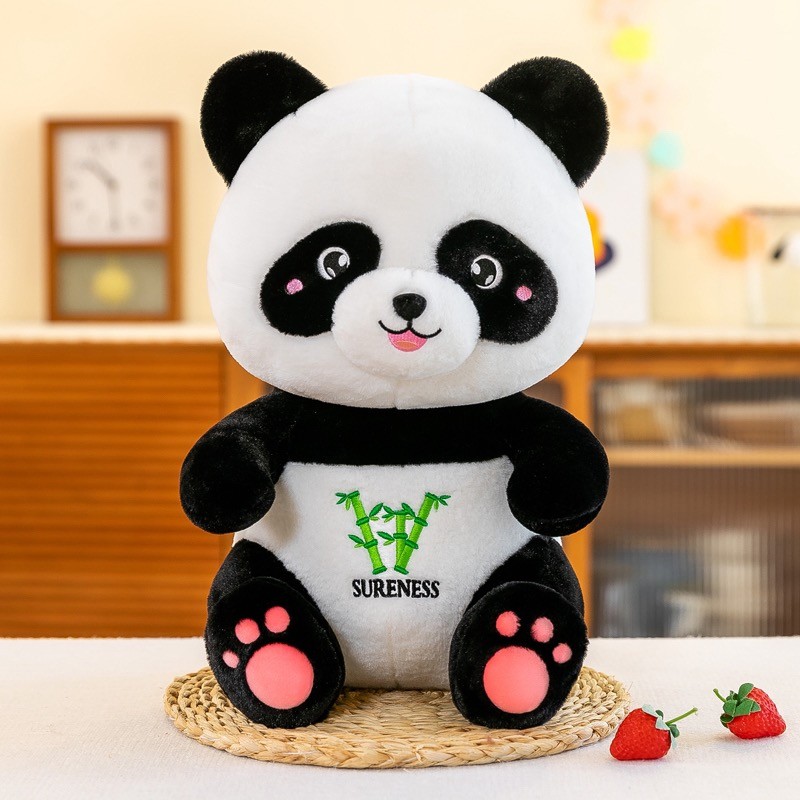 熊猫成成毛绒玩具大熊猫公仔熊猫抱枕
